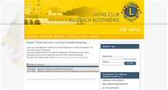 Desktop Screenshot of lions-club-sulzbach-rosenberg.de